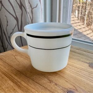 PYREX Vintage Green Stripe Mug